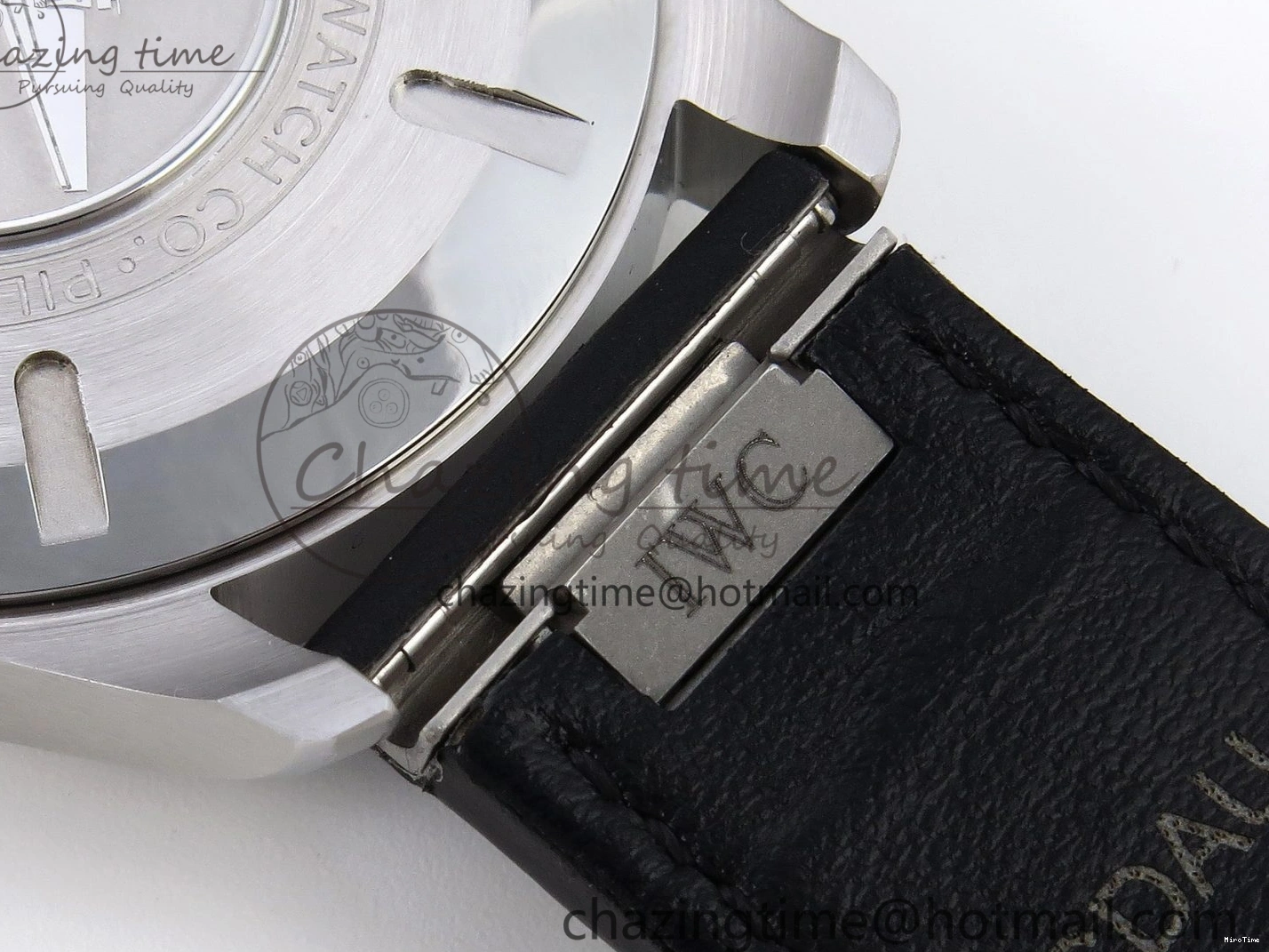 MIROTIME 0210 Pilot Mark XX IW328201 ZF 1:1 Best Edition Black Dial on Black Leather Strap A Affordable 7028